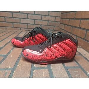 Fila Insensitive Red Black Basketball Shoes Size 6.5